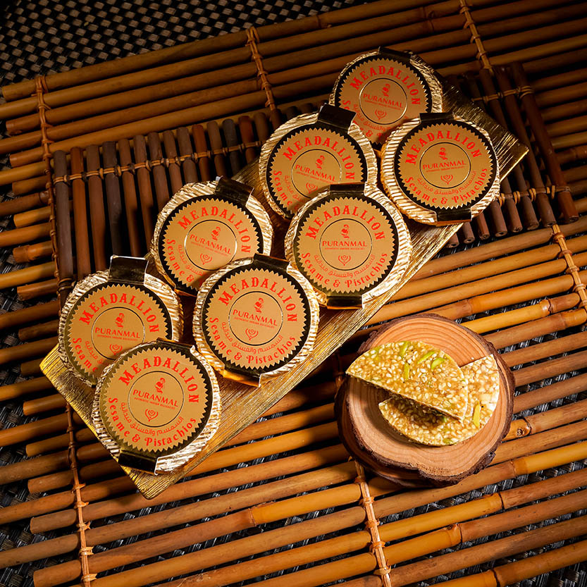 Medallion Sesame Pistachios Chikki